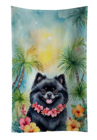 Pomeranian Luau Kitchen Towel Dish Cloths Guest Hand Towel Decorative Bathroom Towel for Face,Tea, Dishcloth, Kitchen and Bath